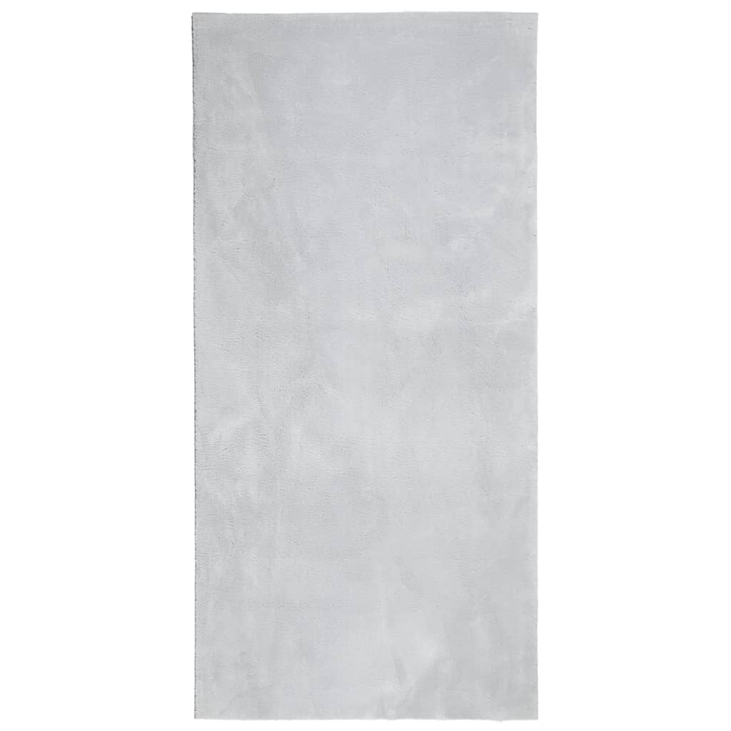 vidaXL Rug HUARTE Short Pile Soft and Washable Grey 100x200 cm