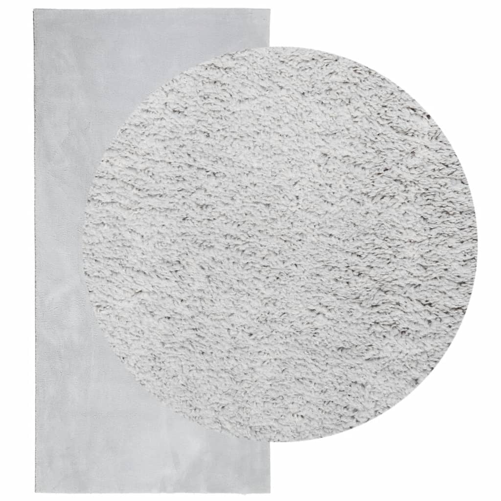 vidaXL Rug HUARTE Short Pile Soft and Washable Grey 100x200 cm