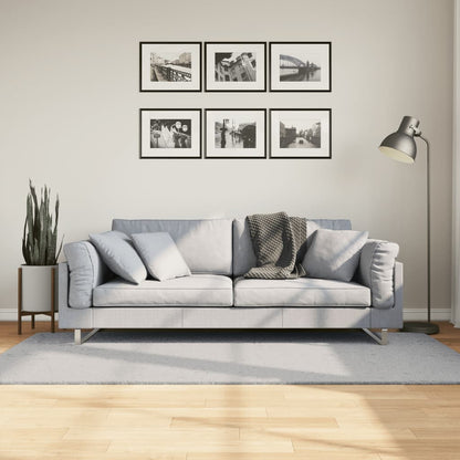 vidaXL Rug HUARTE Short Pile Soft and Washable Grey 100x200 cm
