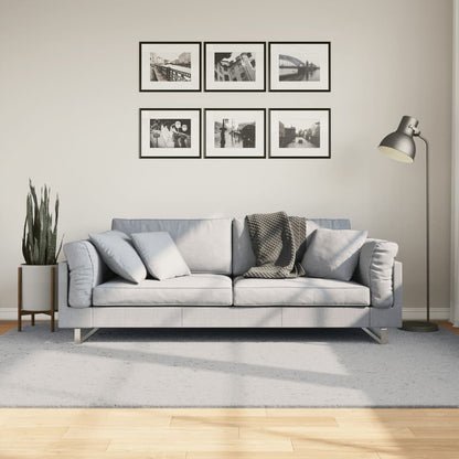 vidaXL Rug HUARTE Short Pile Soft and Washable Grey 160x230 cm