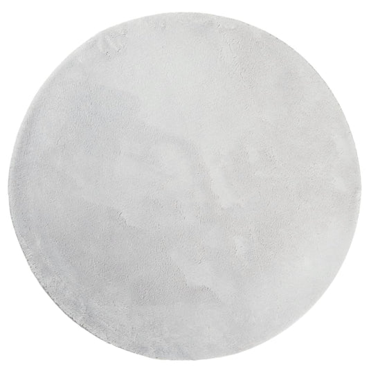 vidaXL Rug HUARTE Short Pile Soft and Washable Grey Ø 100 cm