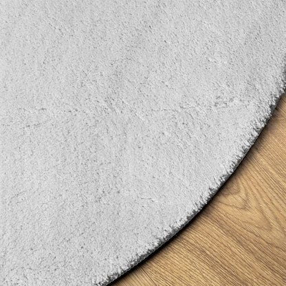 vidaXL Rug HUARTE Short Pile Soft and Washable Grey Ø 160 cm