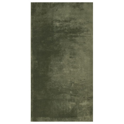 vidaXL Rug HUARTE Short Pile Soft and Washable Forest Green 80x150 cm