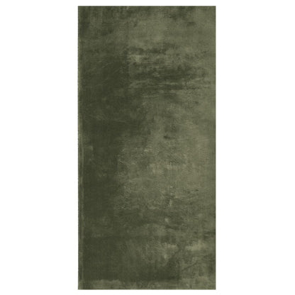 vidaXL Rug HUARTE Short Pile Soft and Washable Forest Green 100x200 cm