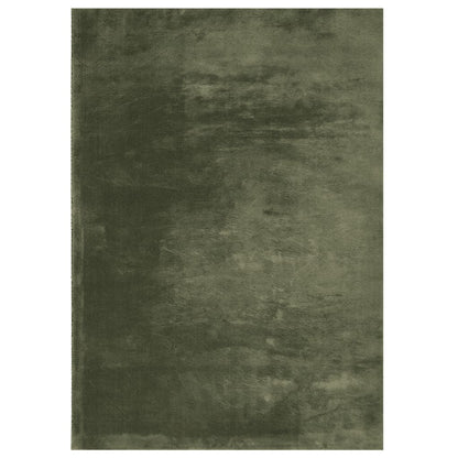 vidaXL Rug HUARTE Short Pile Soft and Washable Forest Green 120x170 cm
