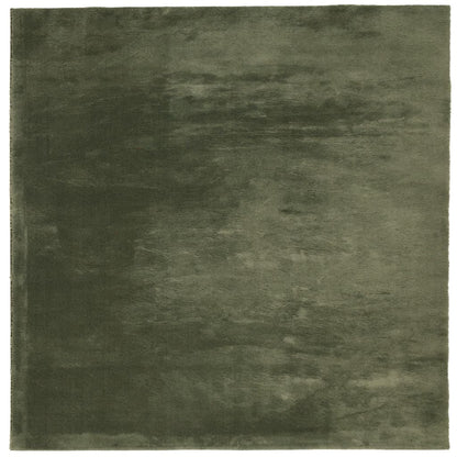 vidaXL Rug HUARTE Short Pile Soft and Washable Forest Green 200x200 cm