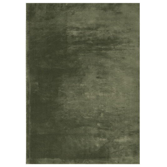 vidaXL Rug HUARTE Short Pile Soft and Washable Forest Green 240x340 cm
