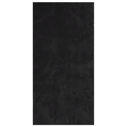 vidaXL Rug HUARTE Short Pile Soft and Washable Black 100x200 cm