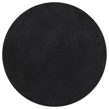 vidaXL Rug HUARTE Short Pile Soft and Washable Black Ø 120 cm