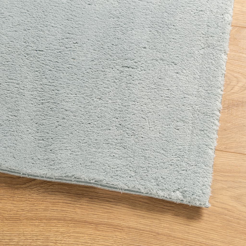 vidaXL Rug HUARTE Short Pile Soft and Washable Blue 160x230 cm