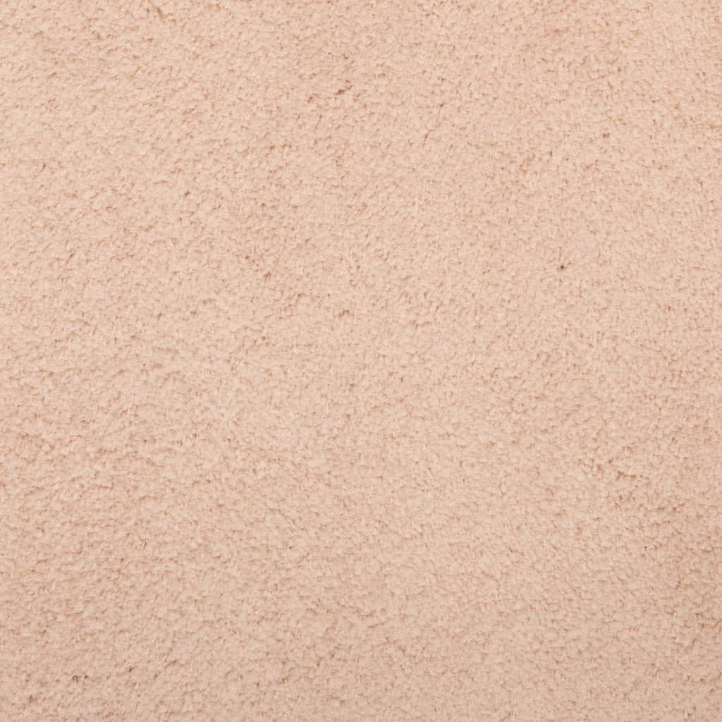 vidaXL Rug HUARTE Short Pile Soft and Washable Blush 160x160 cm