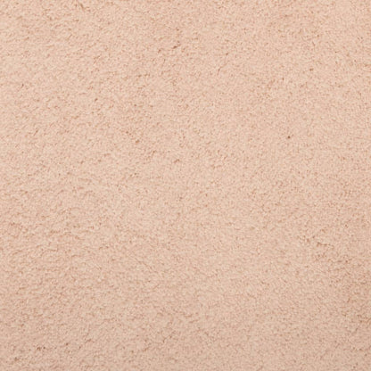 vidaXL Rug HUARTE Short Pile Soft and Washable Blush 160x160 cm