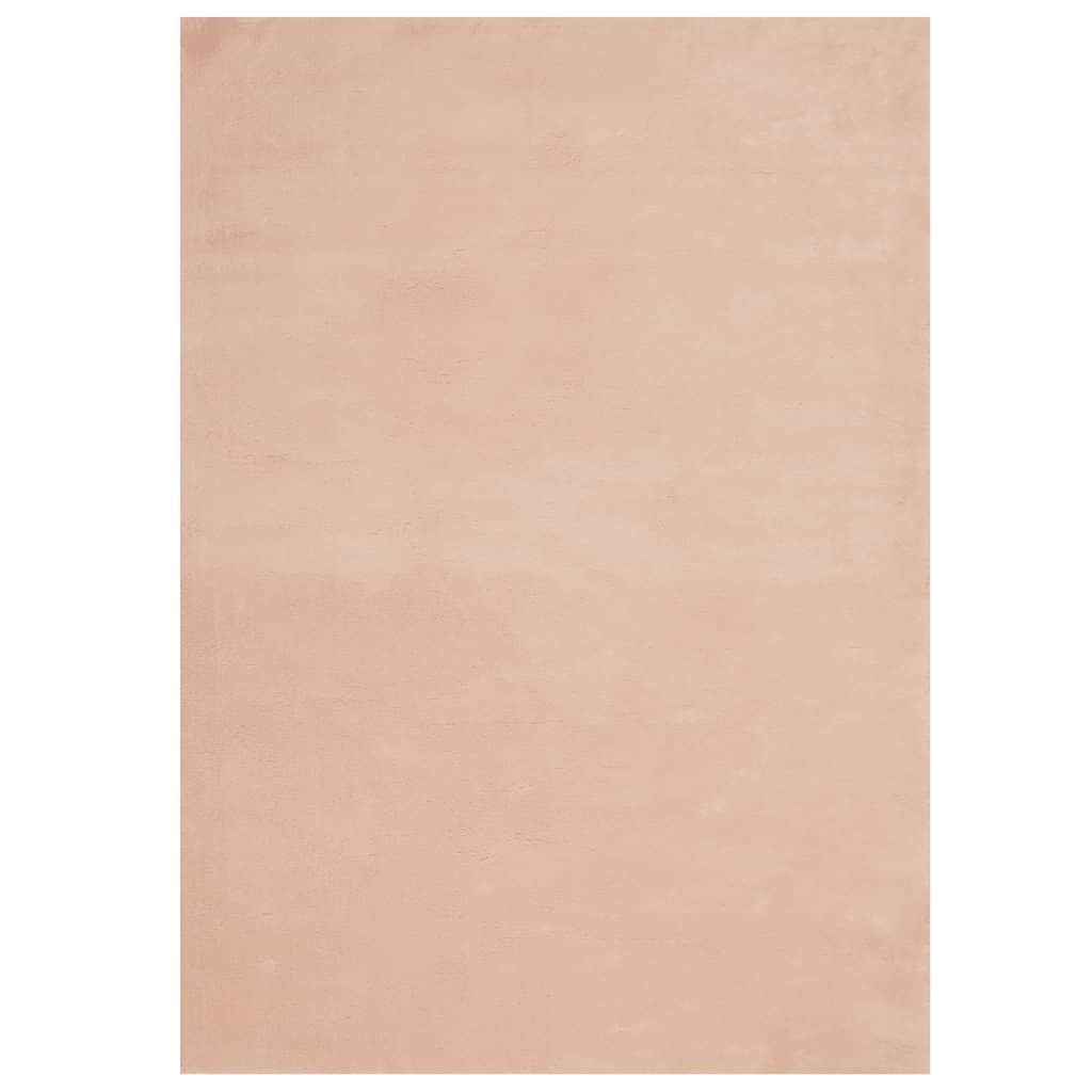vidaXL Rug HUARTE Short Pile Soft and Washable Blush 200x280 cm