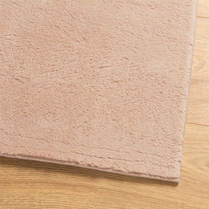 vidaXL Rug HUARTE Short Pile Soft and Washable Blush 200x280 cm