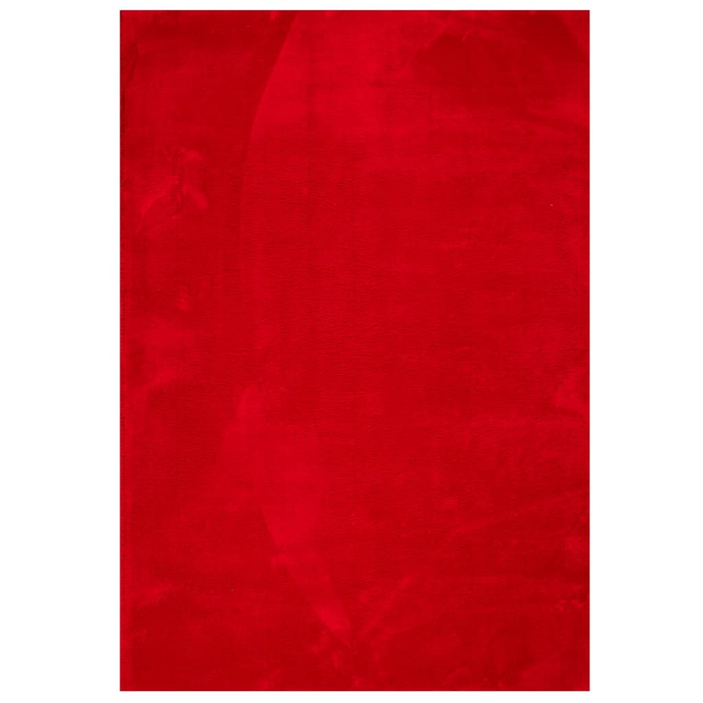 vidaXL Rug HUARTE Short Pile Soft and Washable Red 160x230 cm