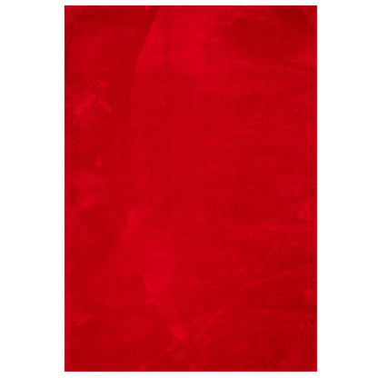 vidaXL Rug HUARTE Short Pile Soft and Washable Red 160x230 cm