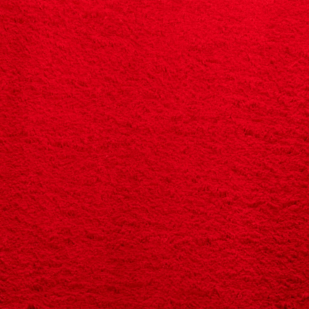 vidaXL Rug HUARTE Short Pile Soft and Washable Red 160x230 cm