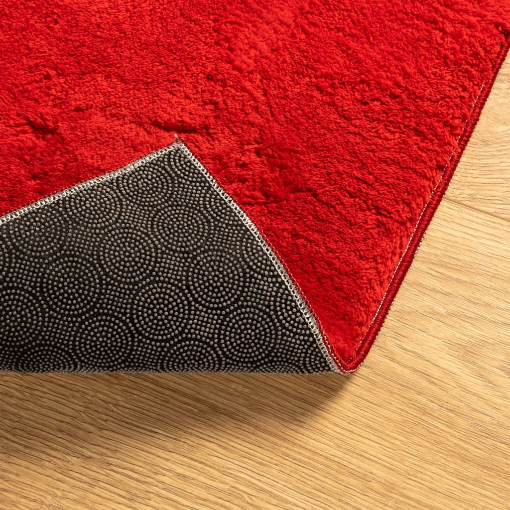 vidaXL Rug HUARTE Short Pile Soft and Washable Red 200x280 cm