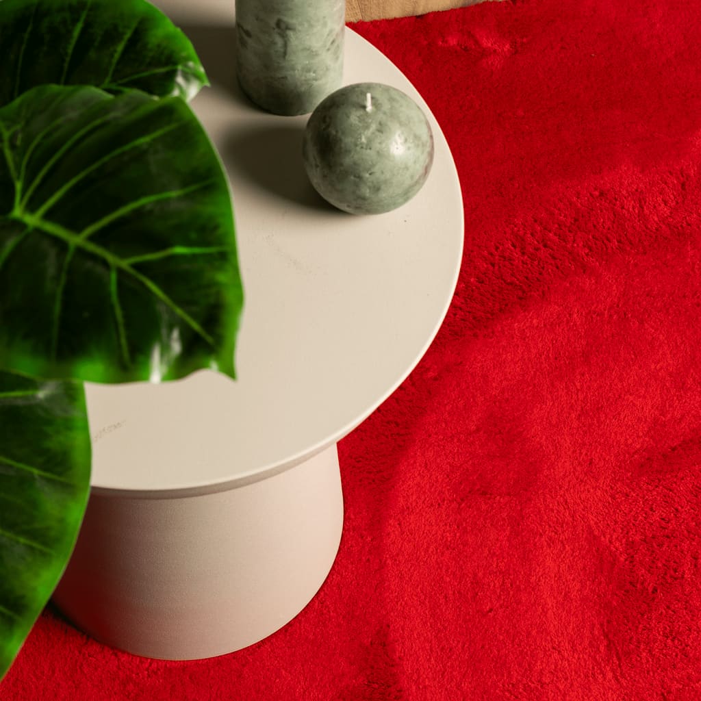vidaXL Rug HUARTE Short Pile Soft and Washable Red 200x280 cm