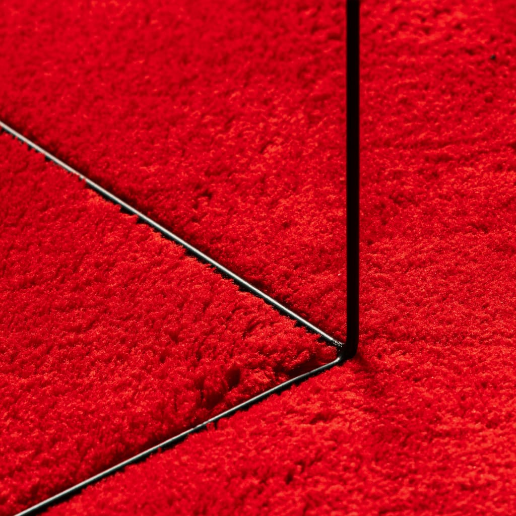 vidaXL Rug HUARTE Short Pile Soft and Washable Red 200x280 cm