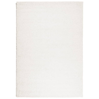 vidaXL Shaggy Rug PAMPLONA High Pile Modern Cream 160x230 cm