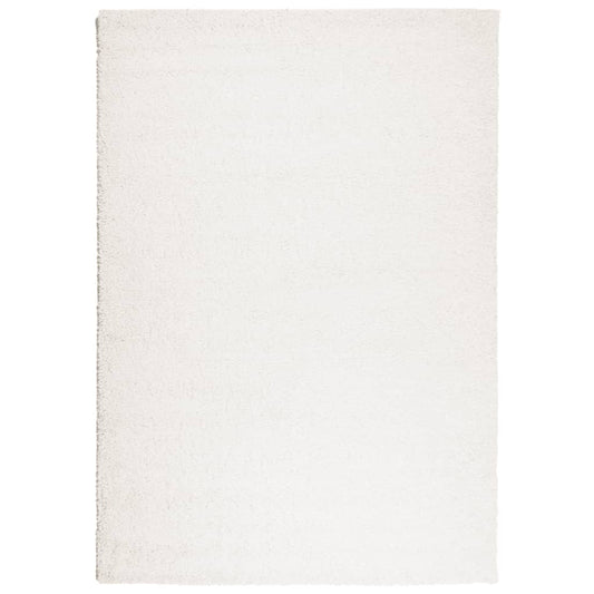 vidaXL Shaggy Rug PAMPLONA High Pile Modern Cream 160x230 cm