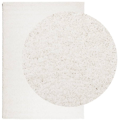 vidaXL Shaggy Rug PAMPLONA High Pile Modern Cream 160x230 cm