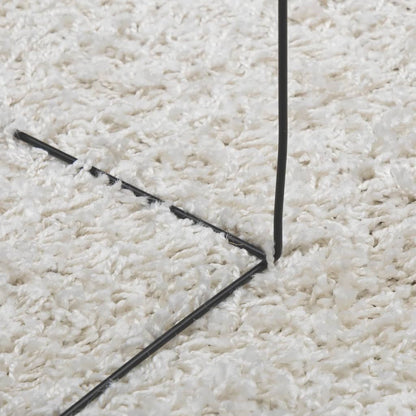 vidaXL Shaggy Rug PAMPLONA High Pile Modern Cream 160x230 cm