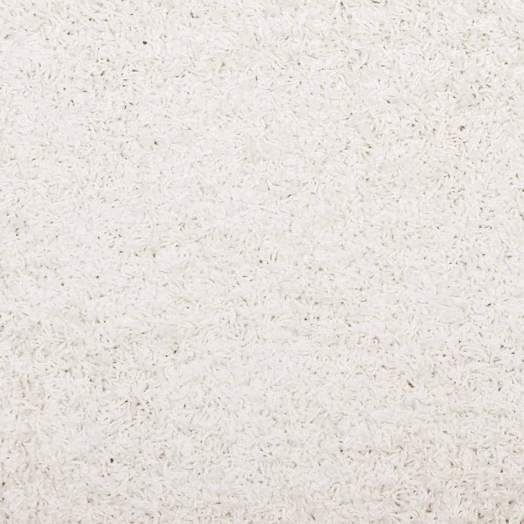 vidaXL Shaggy Rug PAMPLONA High Pile Modern Cream 160x230 cm