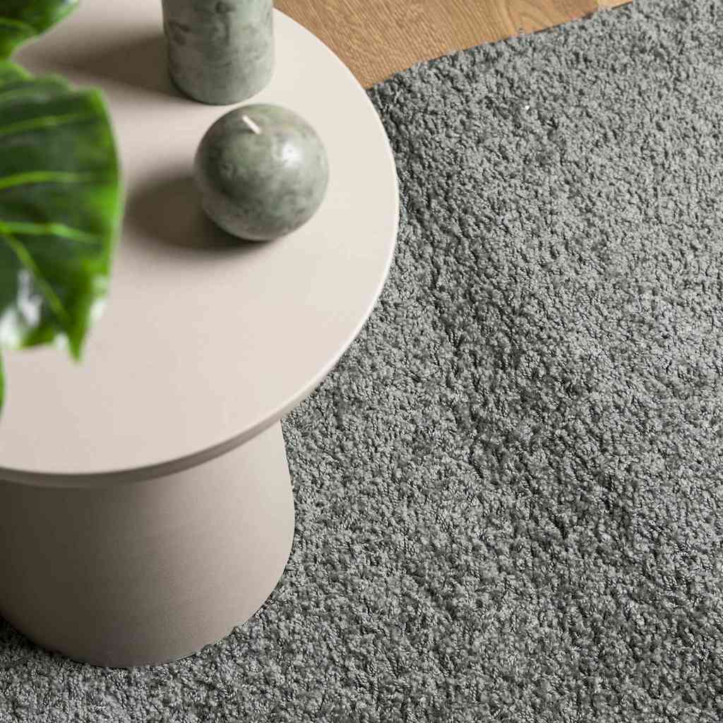 vidaXL Shaggy Rug PAMPLONA High Pile Modern Green 80x150 cm