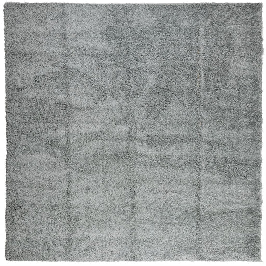 vidaXL Shaggy Rug PAMPLONA High Pile Modern Green 160x160 cm