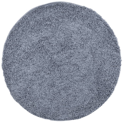 vidaXL Shaggy Rug PAMPLONA High Pile Modern Blue Ø 280 cm