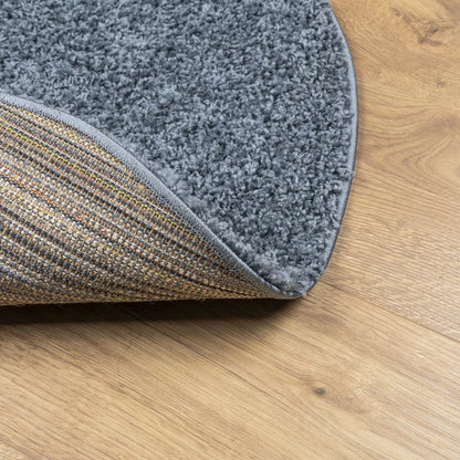 vidaXL Shaggy Rug PAMPLONA High Pile Modern Blue Ø 280 cm