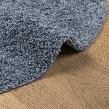 vidaXL Shaggy Rug PAMPLONA High Pile Modern Blue Ø 280 cm