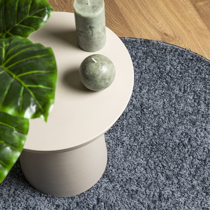 vidaXL Shaggy Rug PAMPLONA High Pile Modern Blue Ø 280 cm