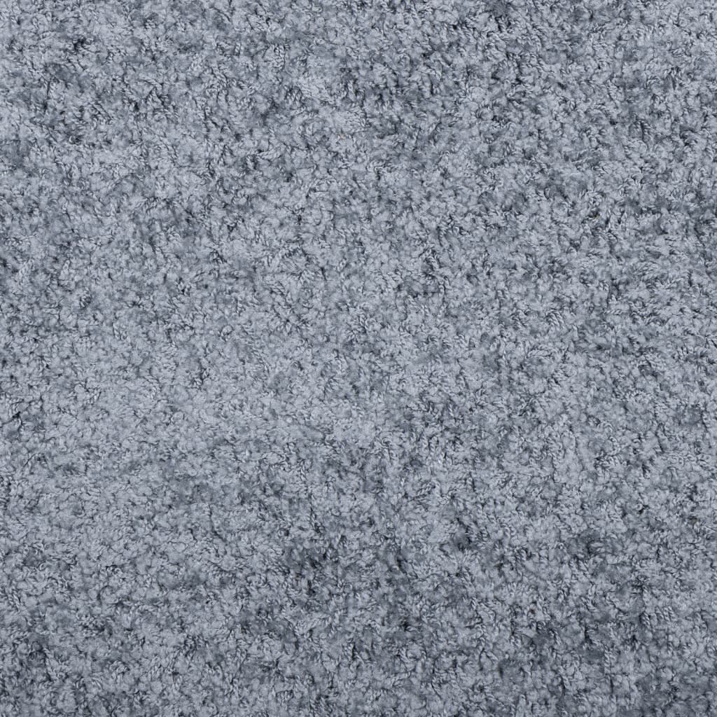 vidaXL Shaggy Rug PAMPLONA High Pile Modern Blue Ø 280 cm