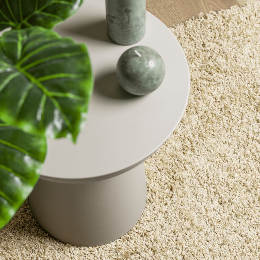vidaXL Shaggy Rug PAMPLONA High Pile Modern Gold 120x170 cm