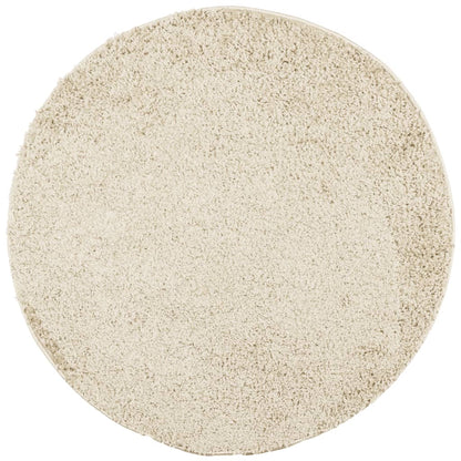 vidaXL Shaggy Rug PAMPLONA High Pile Modern Gold Ø 160 cm