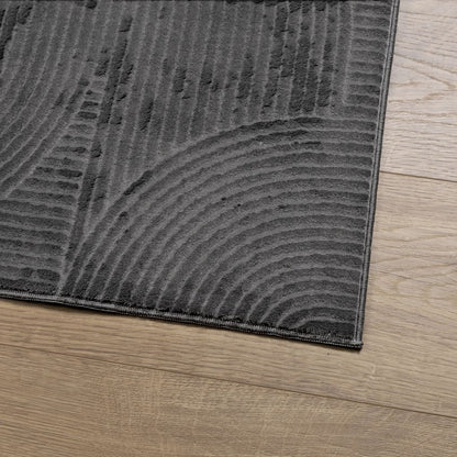 vidaXL Rug IZA Short Pile Scandinavian Look Anthracite 240x340 cm