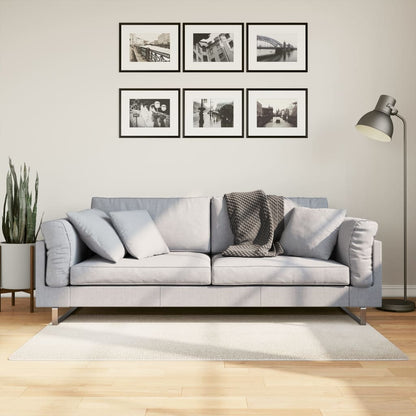 vidaXL Rug IZA Short Pile Scandinavian Look Cream 80x150 cm