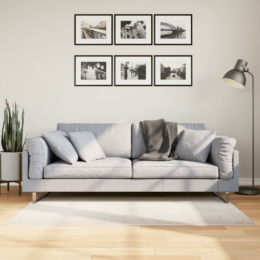 vidaXL Rug IZA Short Pile Scandinavian Look Cream 80x150 cm