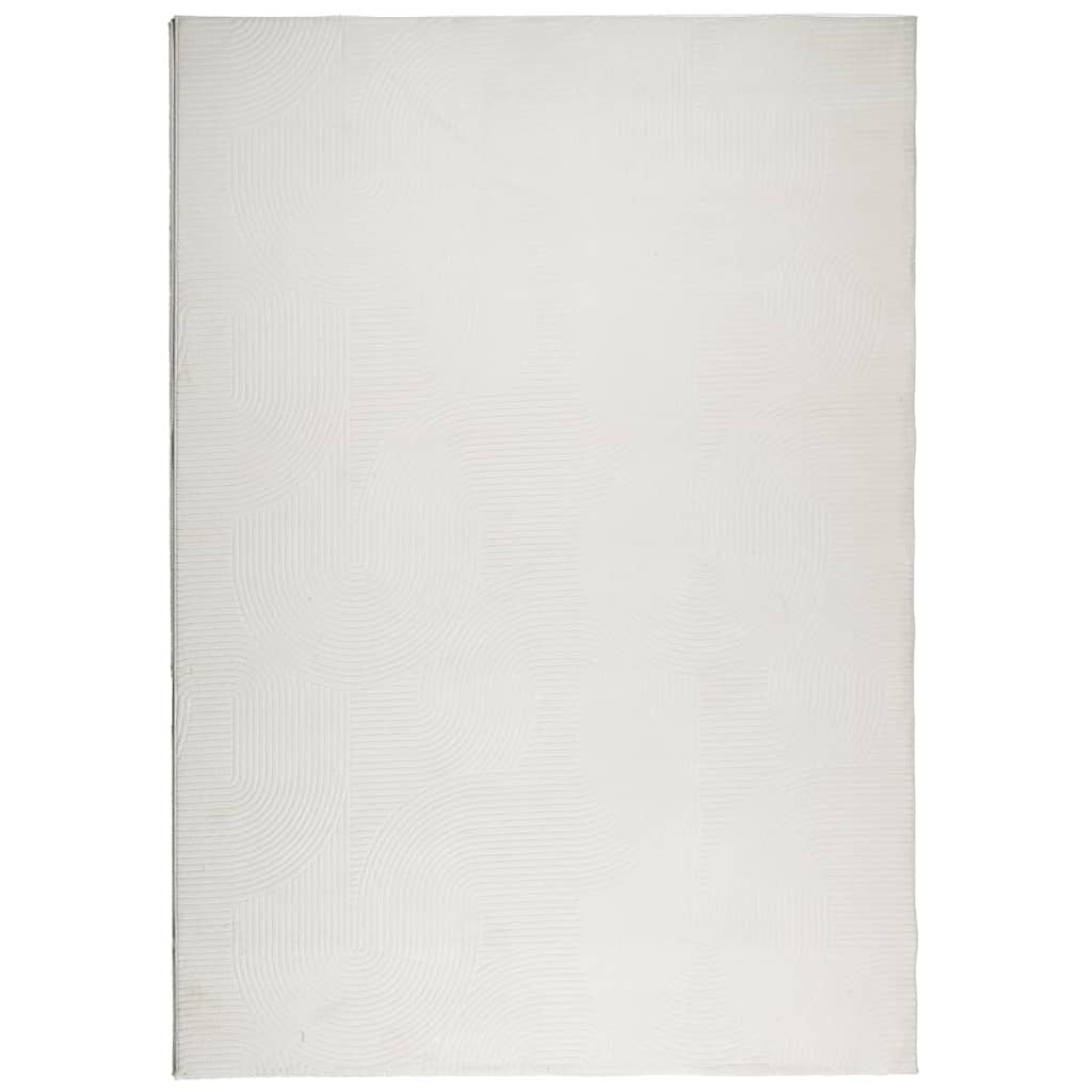 vidaXL Rug IZA Short Pile Scandinavian Look Cream 120x170 cm