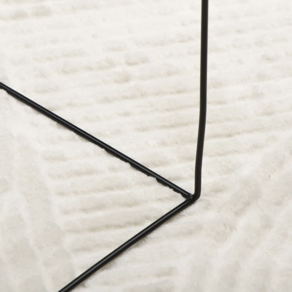vidaXL Rug IZA Short Pile Scandinavian Look Cream 120x170 cm