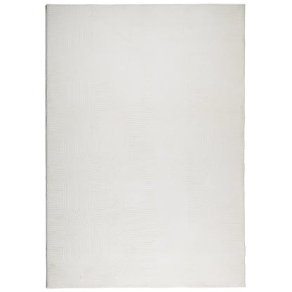 vidaXL Rug IZA Short Pile Scandinavian Look Cream 140x200 cm