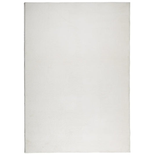 vidaXL Rug IZA Short Pile Scandinavian Look Cream 140x200 cm