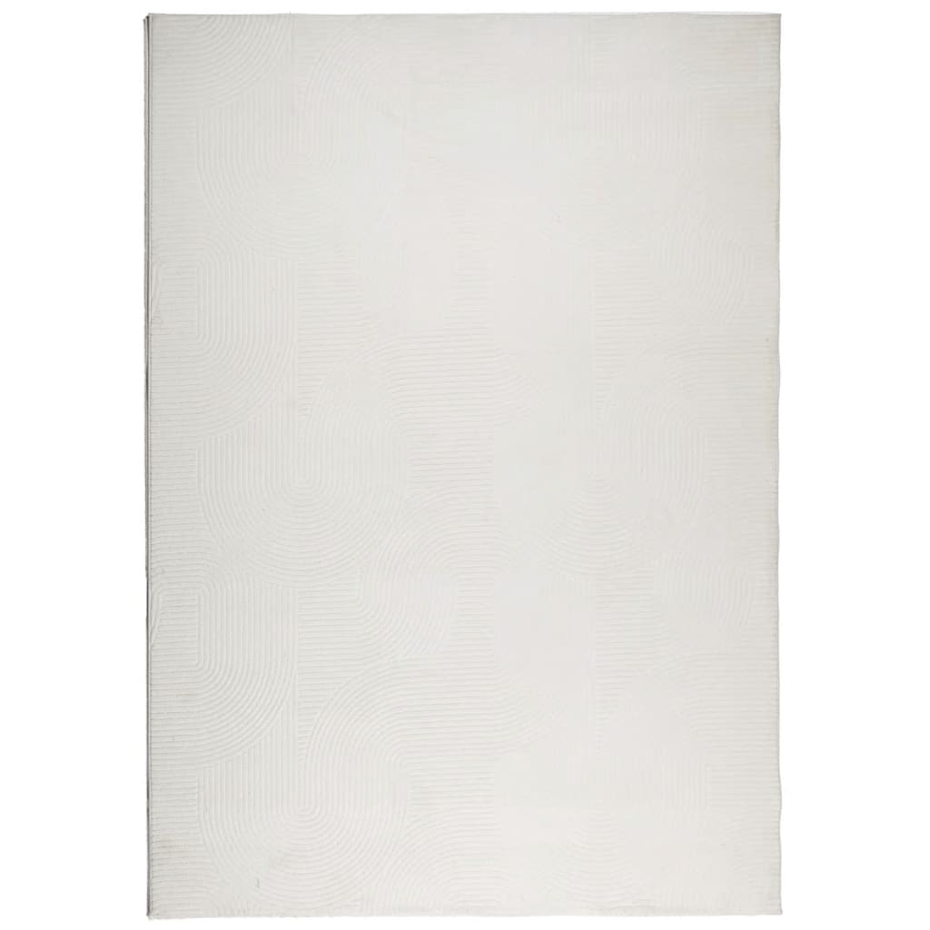 vidaXL Rug IZA Short Pile Scandinavian Look Cream 160x230 cm