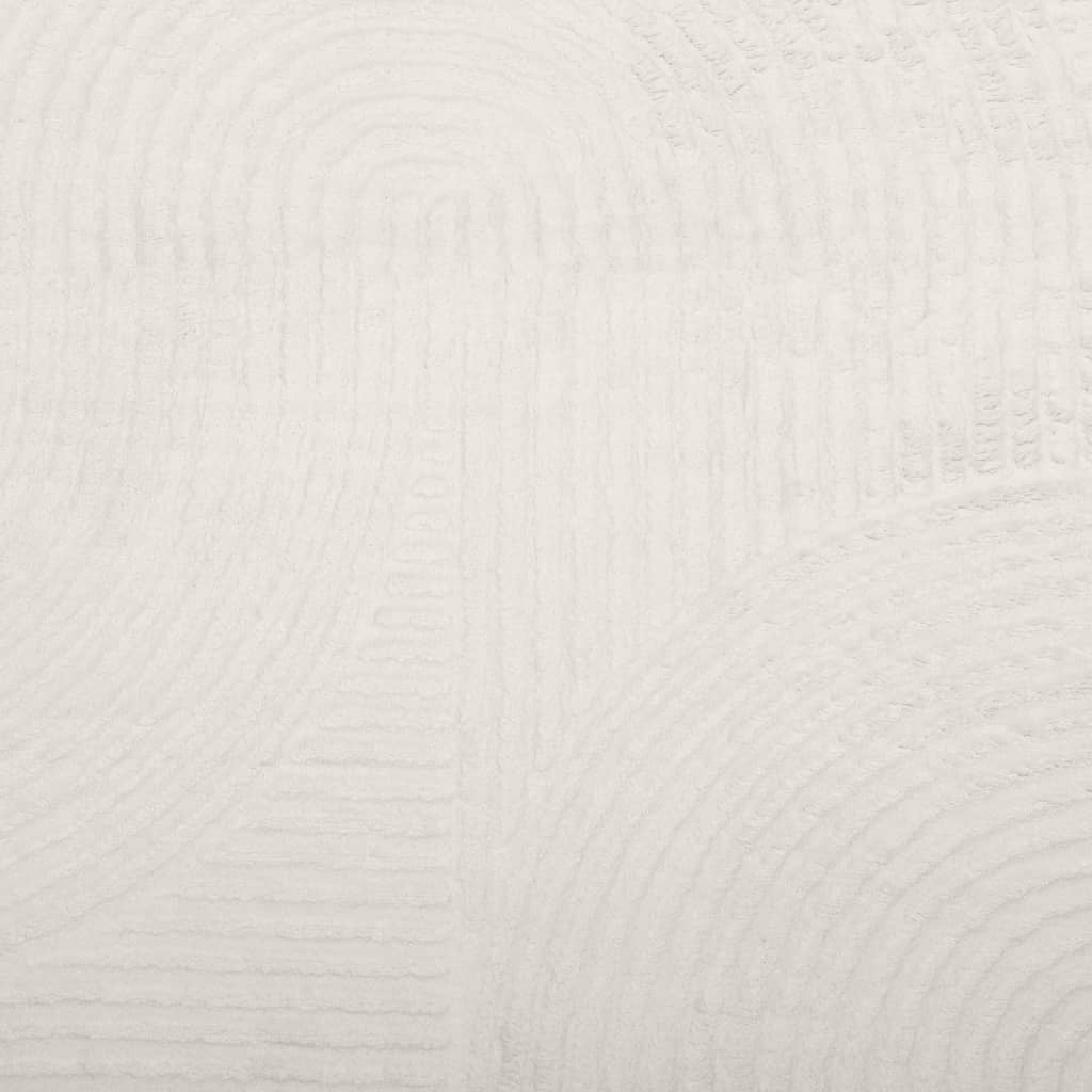 vidaXL Rug IZA Short Pile Scandinavian Look Cream 160x230 cm
