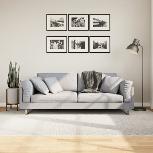 vidaXL Rug IZA Short Pile Scandinavian Look Cream 160x230 cm