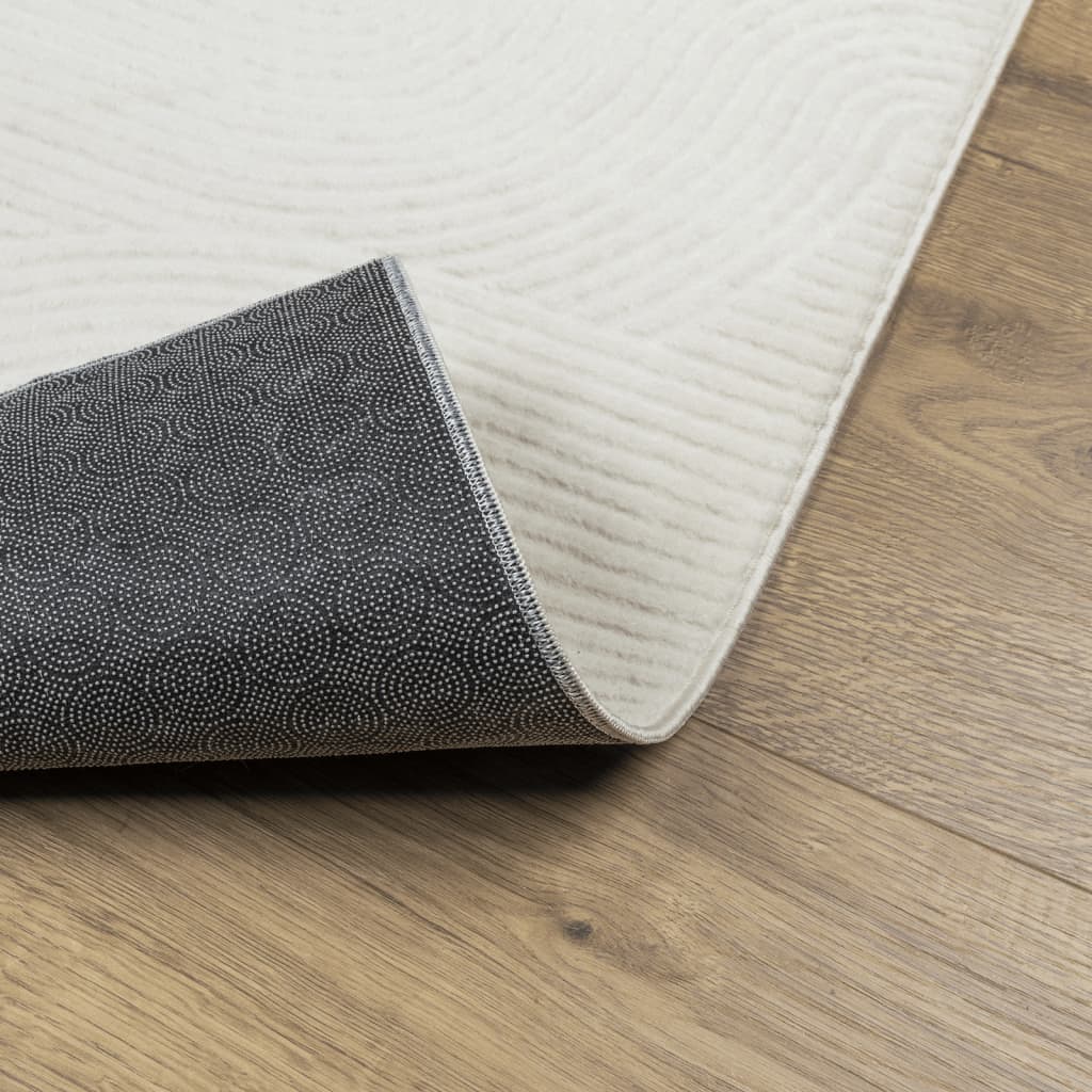 vidaXL Rug IZA Short Pile Scandinavian Look Cream 200x280 cm