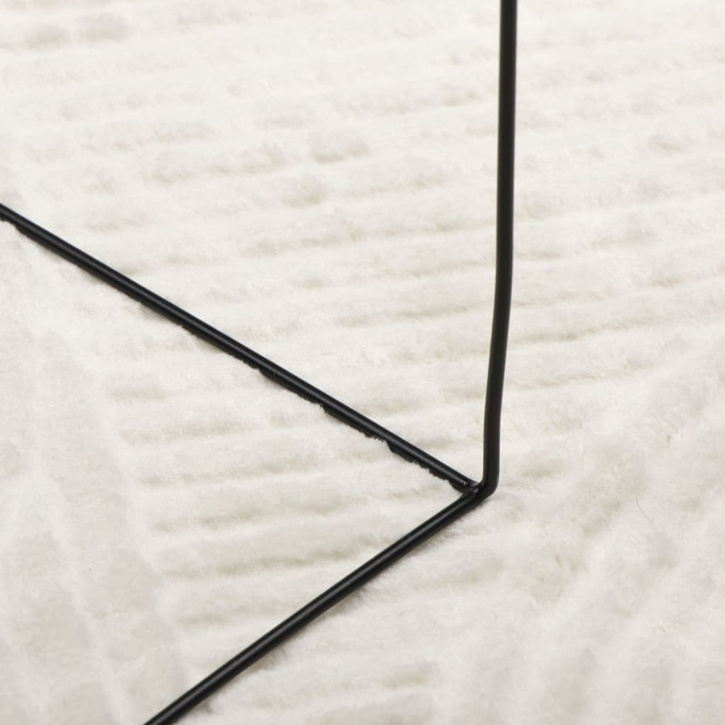 vidaXL Rug IZA Short Pile Scandinavian Look Cream 200x280 cm
